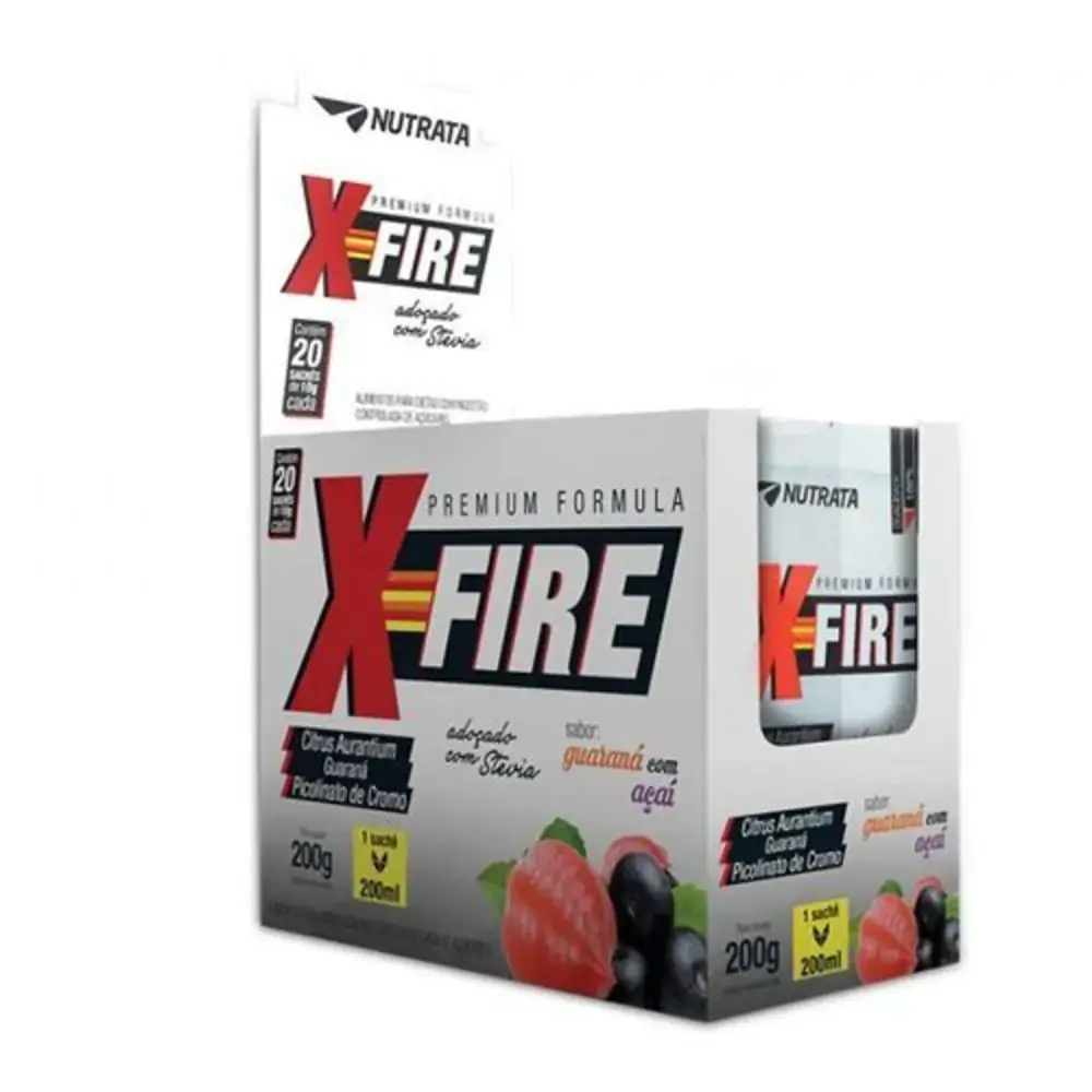 Display X Fire 10 Gr Com 20 Saches Nutrata