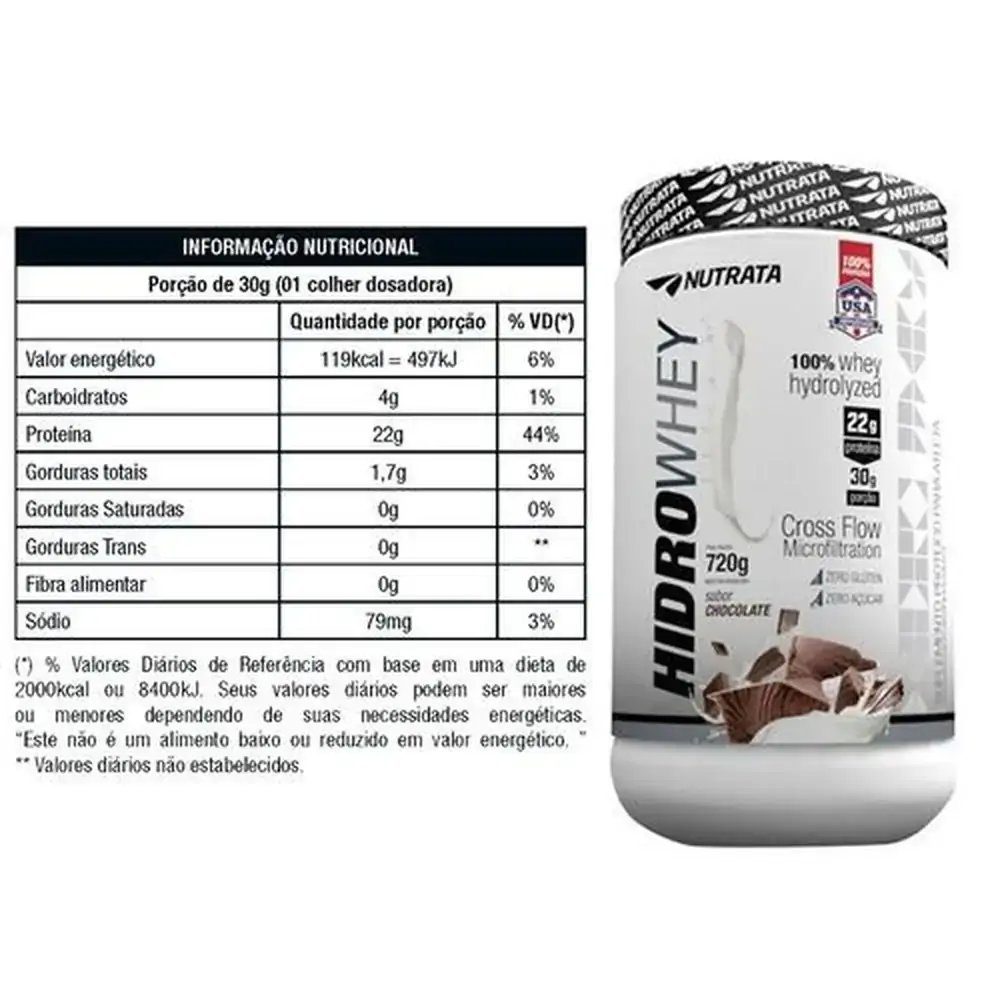 Hidro Whey Sabor De Baunilha 720g