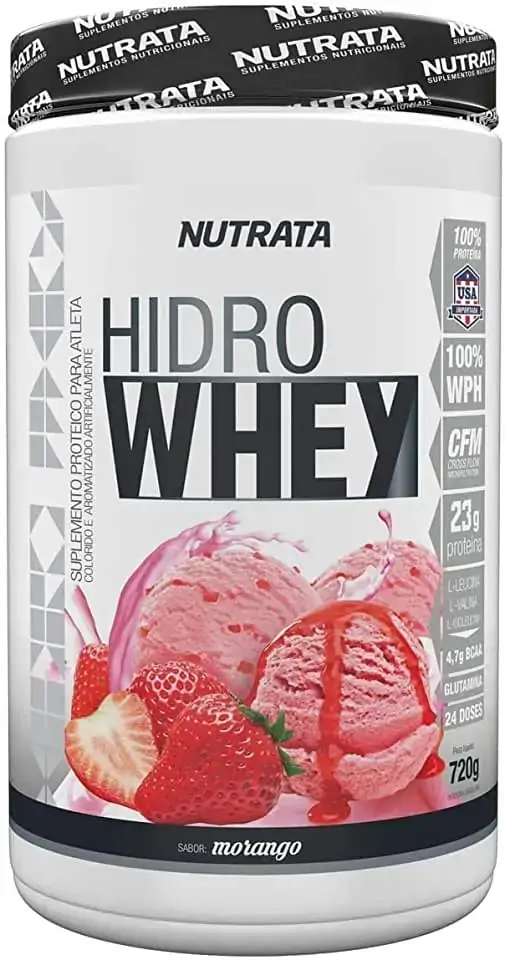 Hidro Whey Sabor Morango 720g Nutrata