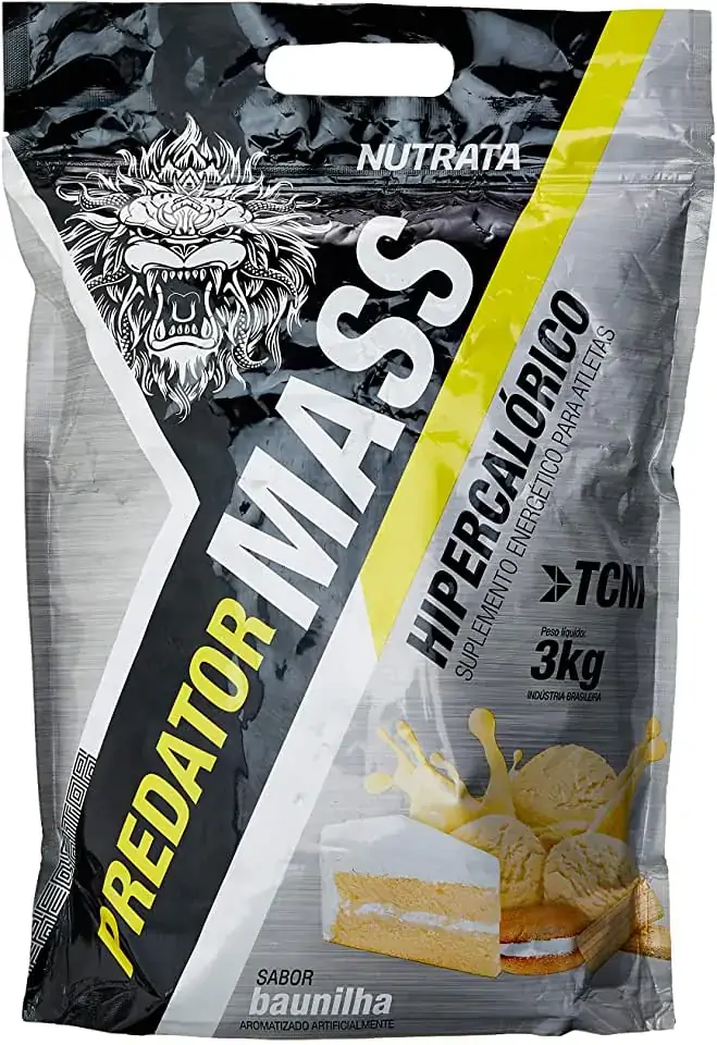 Predator Mass Com Tcm Baunilha 3kg Nutrata
