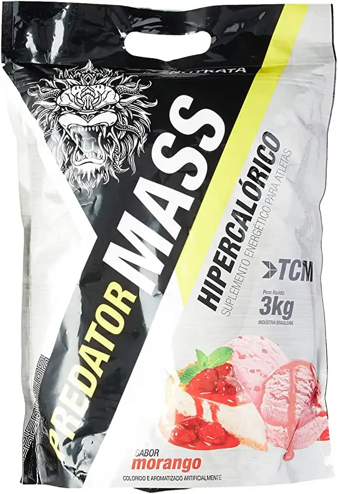 Predator Mass Morango Refil 3kg Nutrata