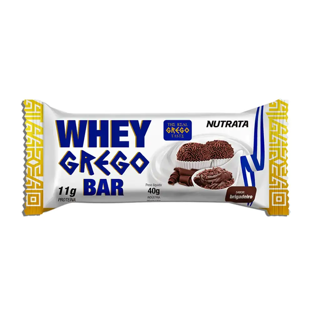 Whey Grego Bar Brigadeiro Nutrata 40g