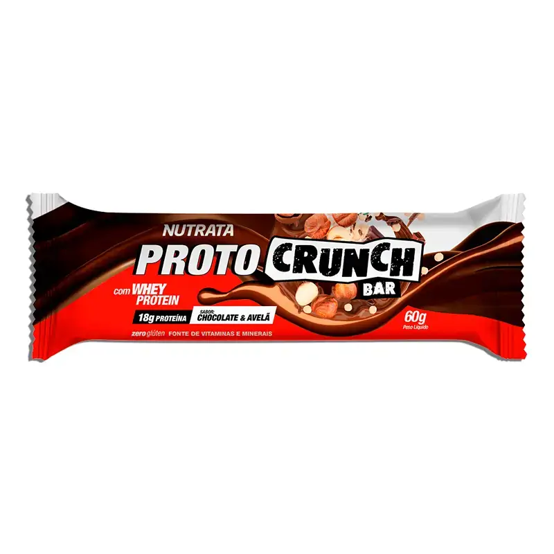 Proto Crunch Bar 60g Choc E Avela Nutrata