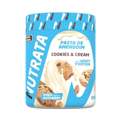 Pasta Amendo Whey Sabor Cookies Cream 600g