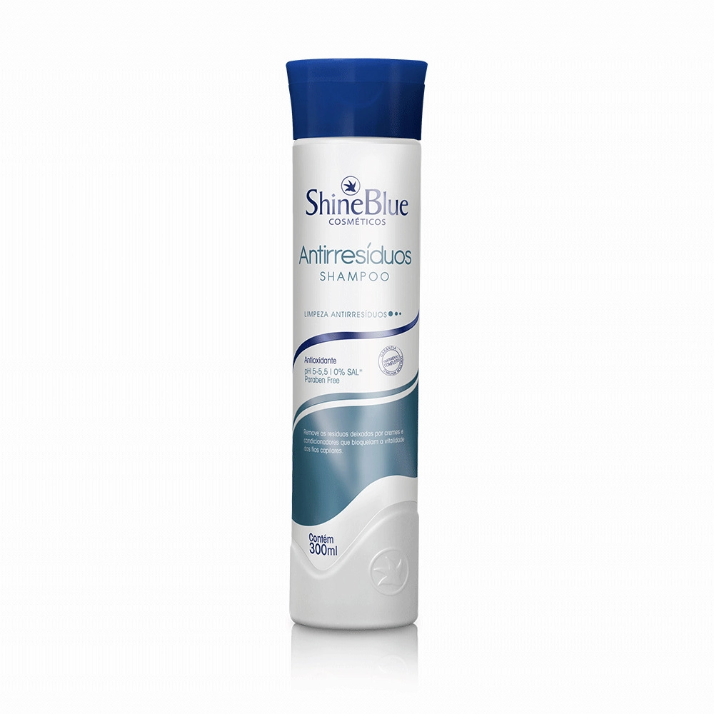 Shampoo Shine Blue Cab. Anti Residuos 300ml