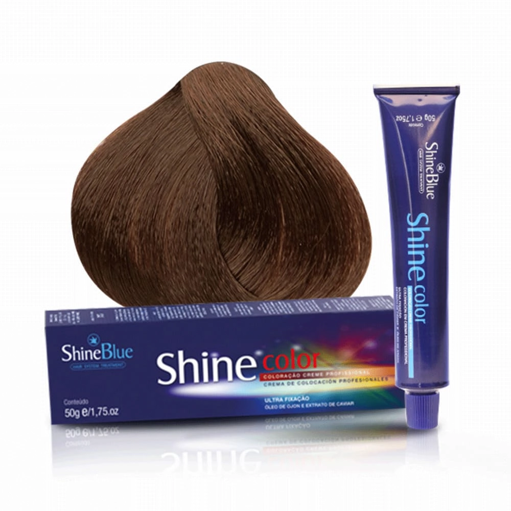 Tint P/cab Shine Blue 6.34 Louro Escu Dourado Aco