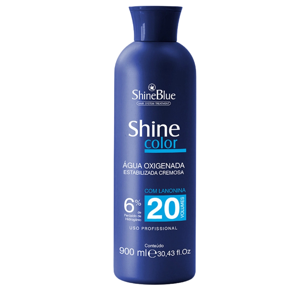 Agua Oxi Shine Blue 900ml 20vol