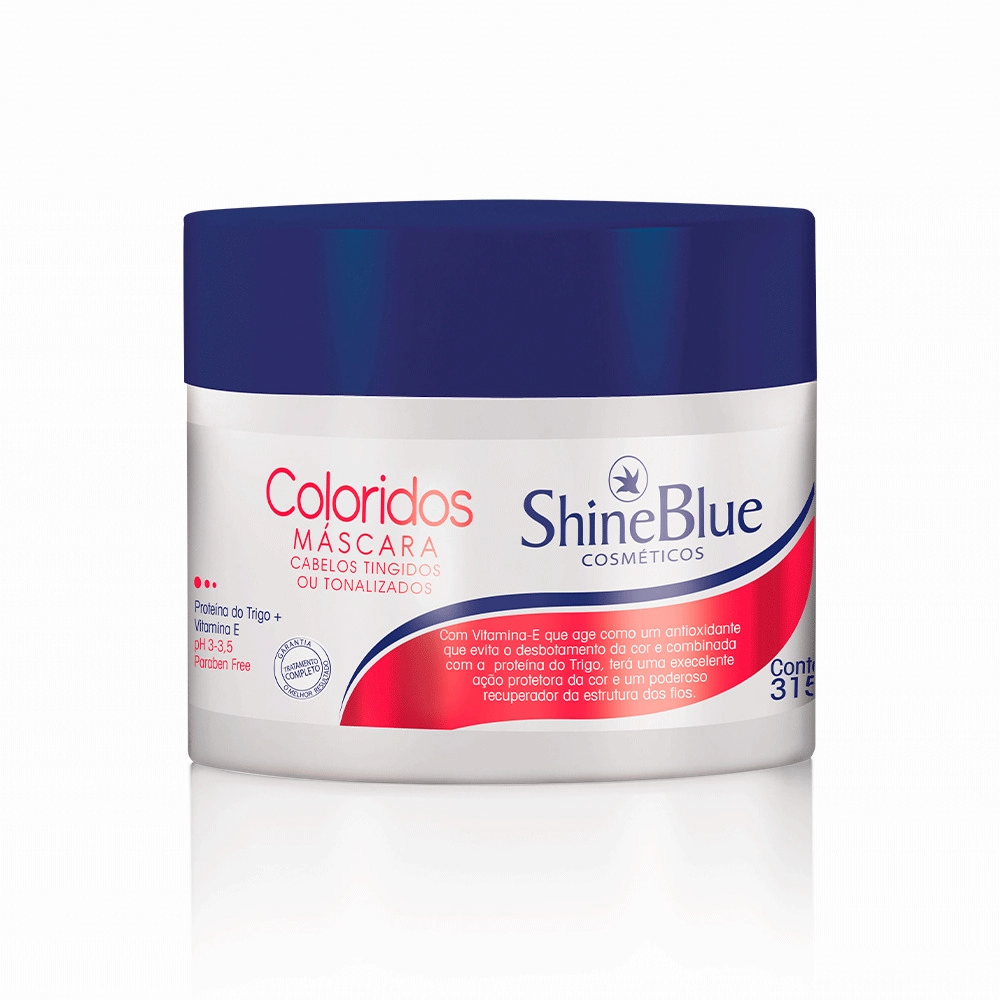 Mascara Shine Blue Coloridos 315gr