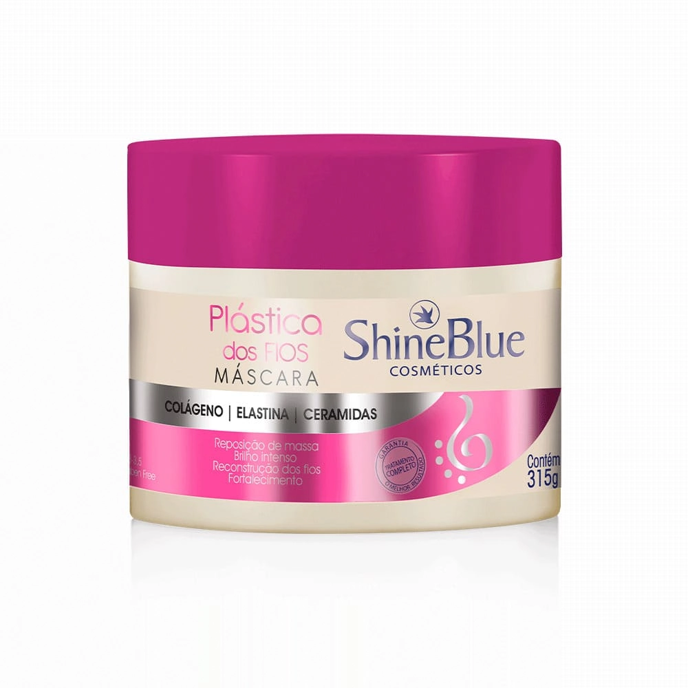 Mascara Shine Blue Plastica Dos Fios 315gr