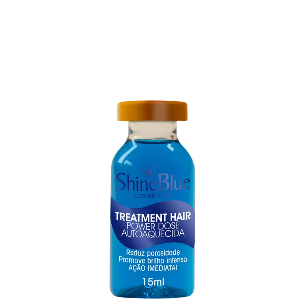 Ampola Shine Blue Power Dose Auto Aquecida 15ml