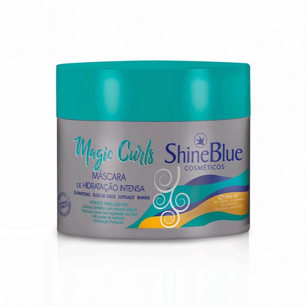 Creme/mascara Tratamento Shine Blue Magic Curls 315g