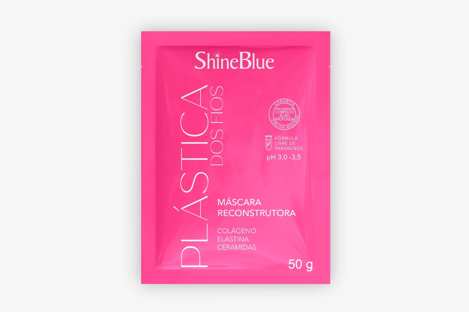 Shine Blue Mascara Sache 50g Plastica Dos Fi