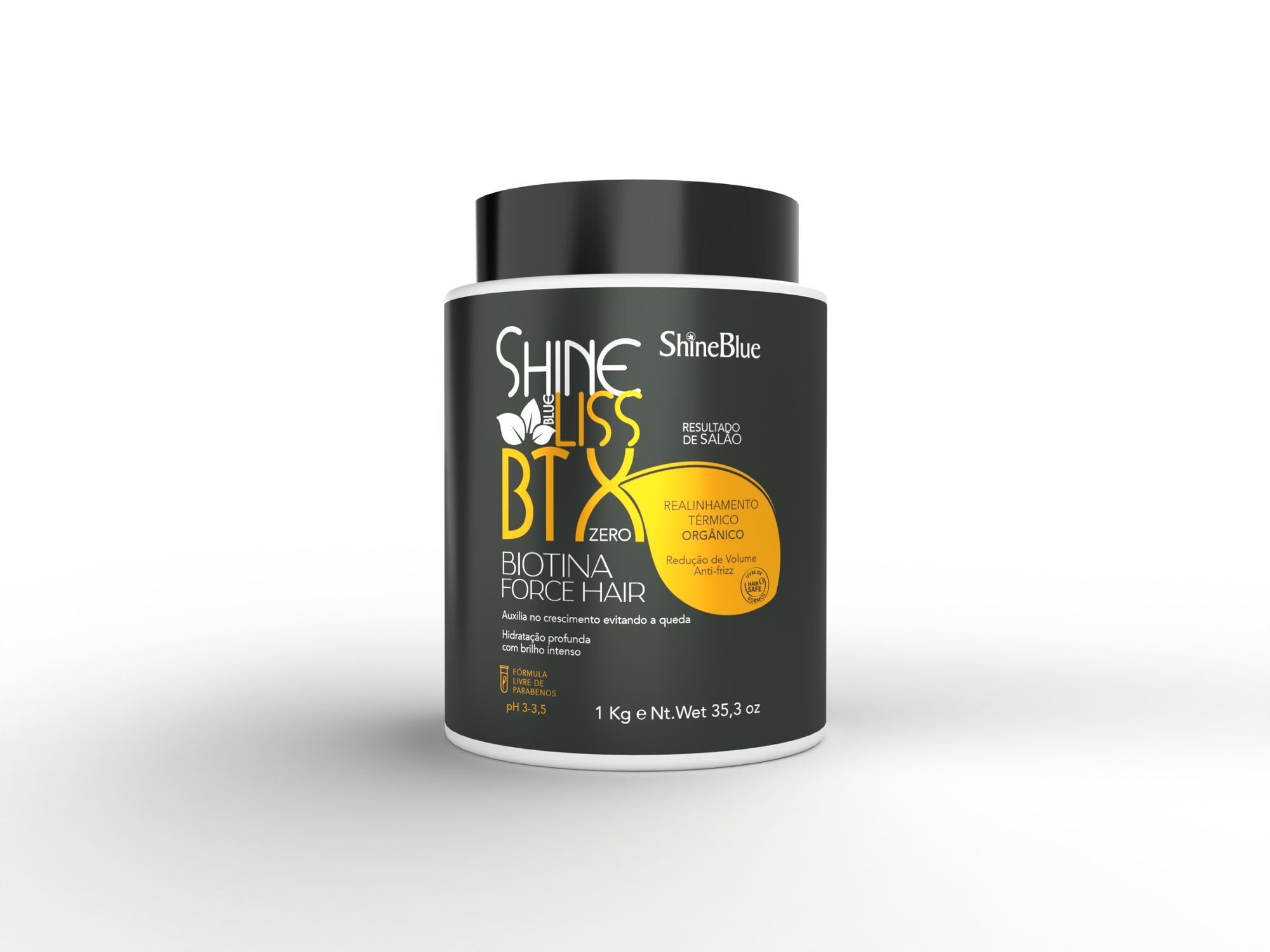 Botox Shine Blue Zero Biotina Force Hair 1kg