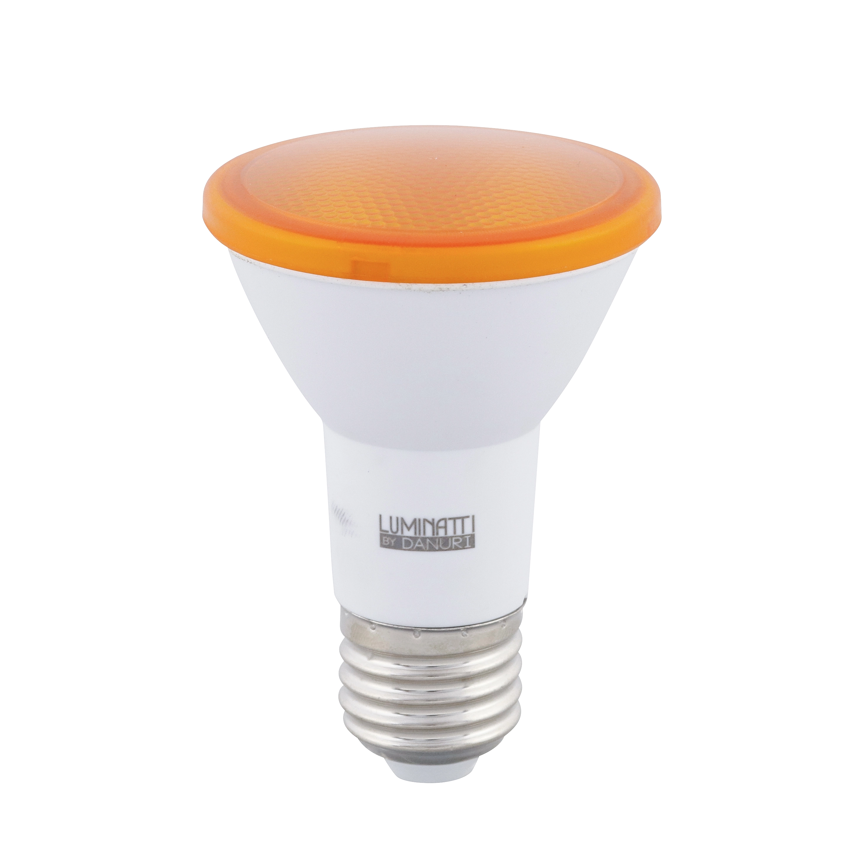 Lâmpada de LED E27 PAR20 6W Luz Âmbar Bivolt Luminatti