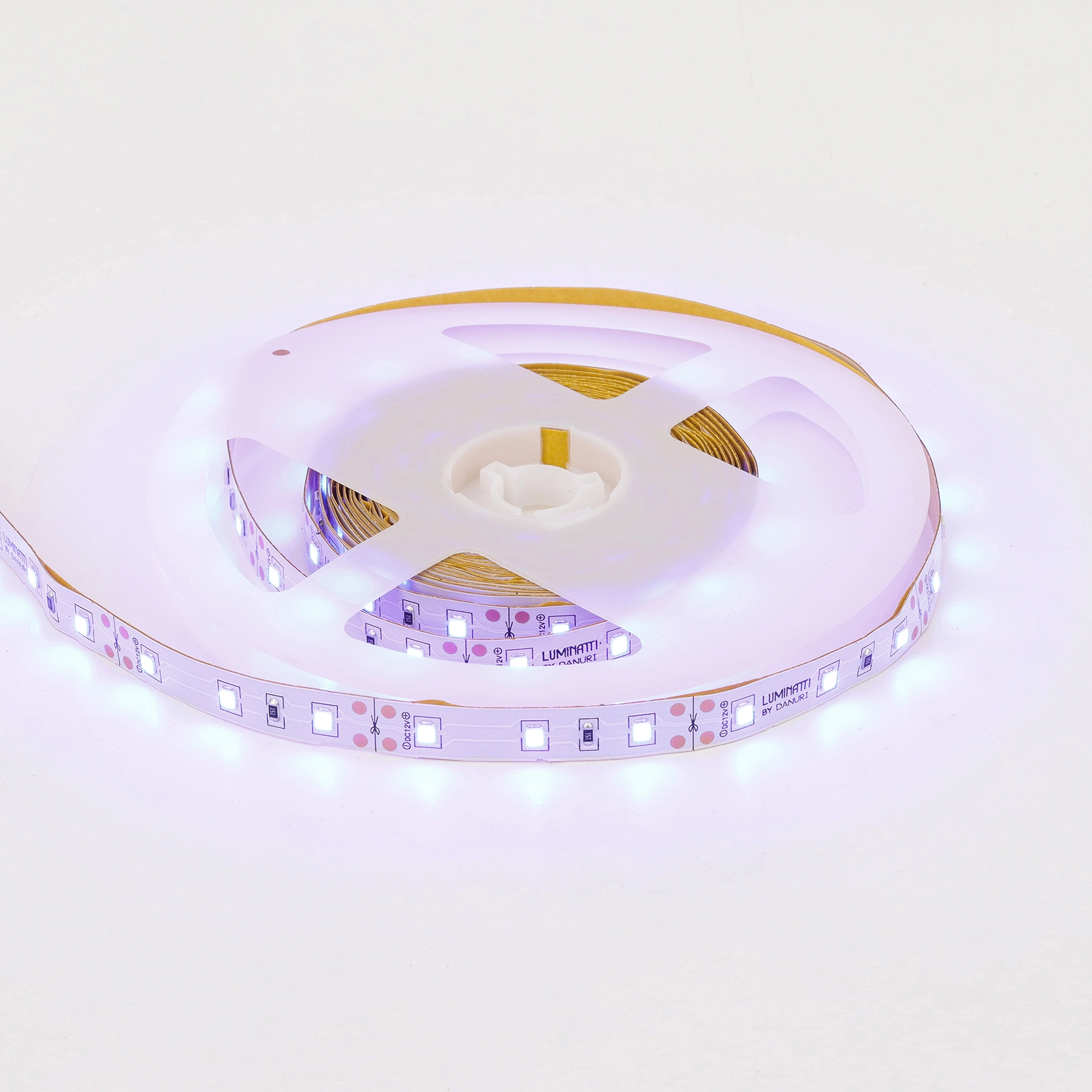 Fita de Led Luz Azul IP20 25W 12V Luminatti 5m