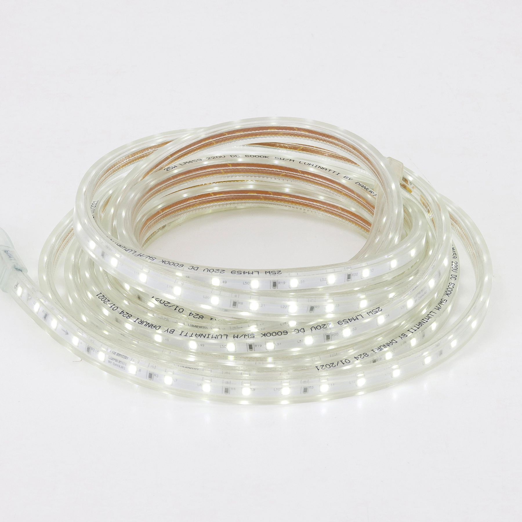 Fita LED Luz Branca 5m IP 65 Luminatti 220V