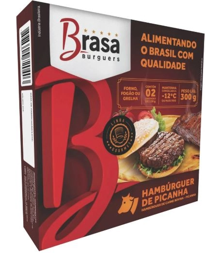 Hamburguer De Picanha Brasa Burgueres 300gr
