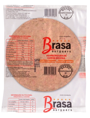 Hamburguer Brasa Tradicional 56 Gr 36 Und Brasa Burguers