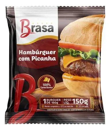 Hamb.bovino Picanha Brasa Cong.150gr