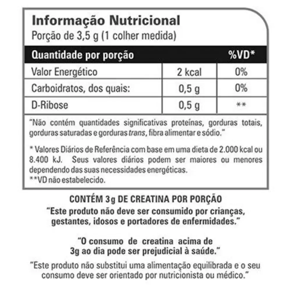 Creanext Ribose 100 Gr Solaris