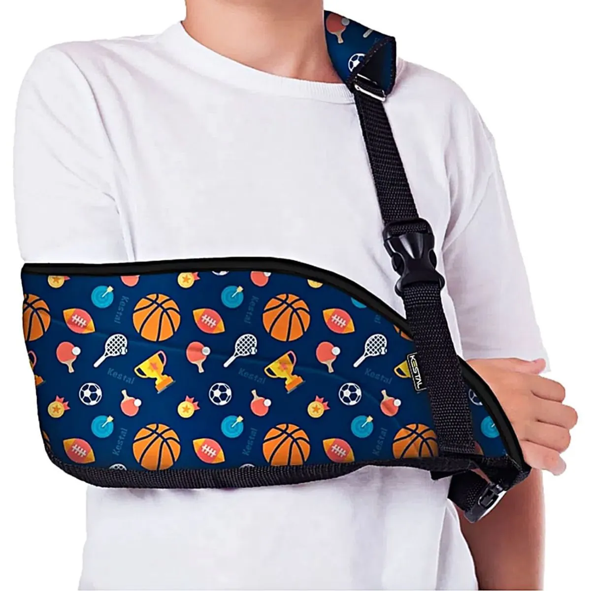 Tipoia Ortopédica Infantil Kestal Azul Tam M - unidade