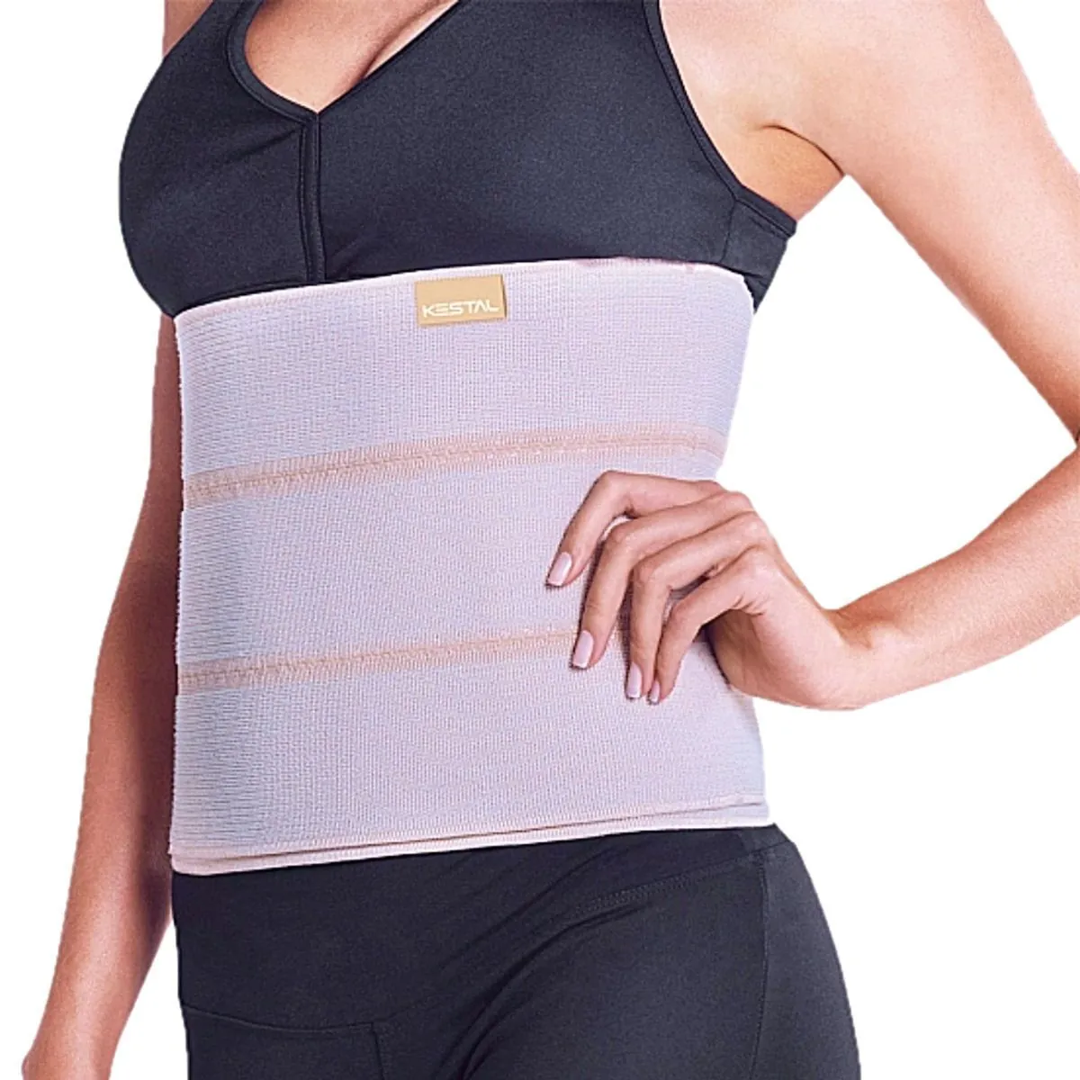Faixa Elástica Abdominal Kestal 3 Gomos Tam M