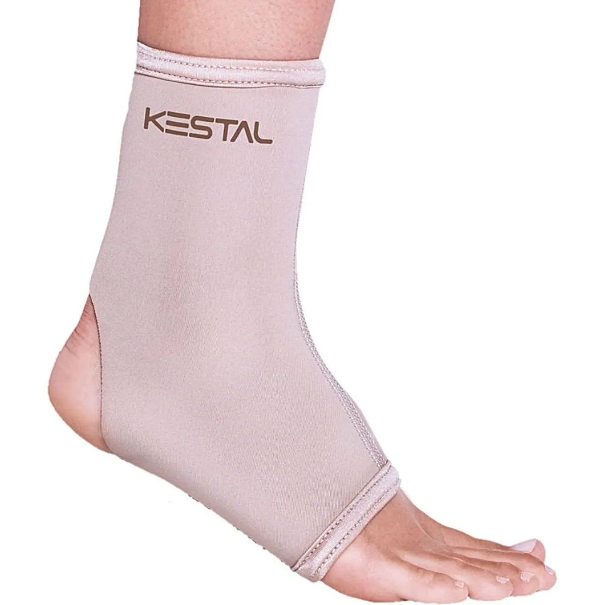 Tornozeleira Kestal Longa - Ksn008 - Bege - Tam G