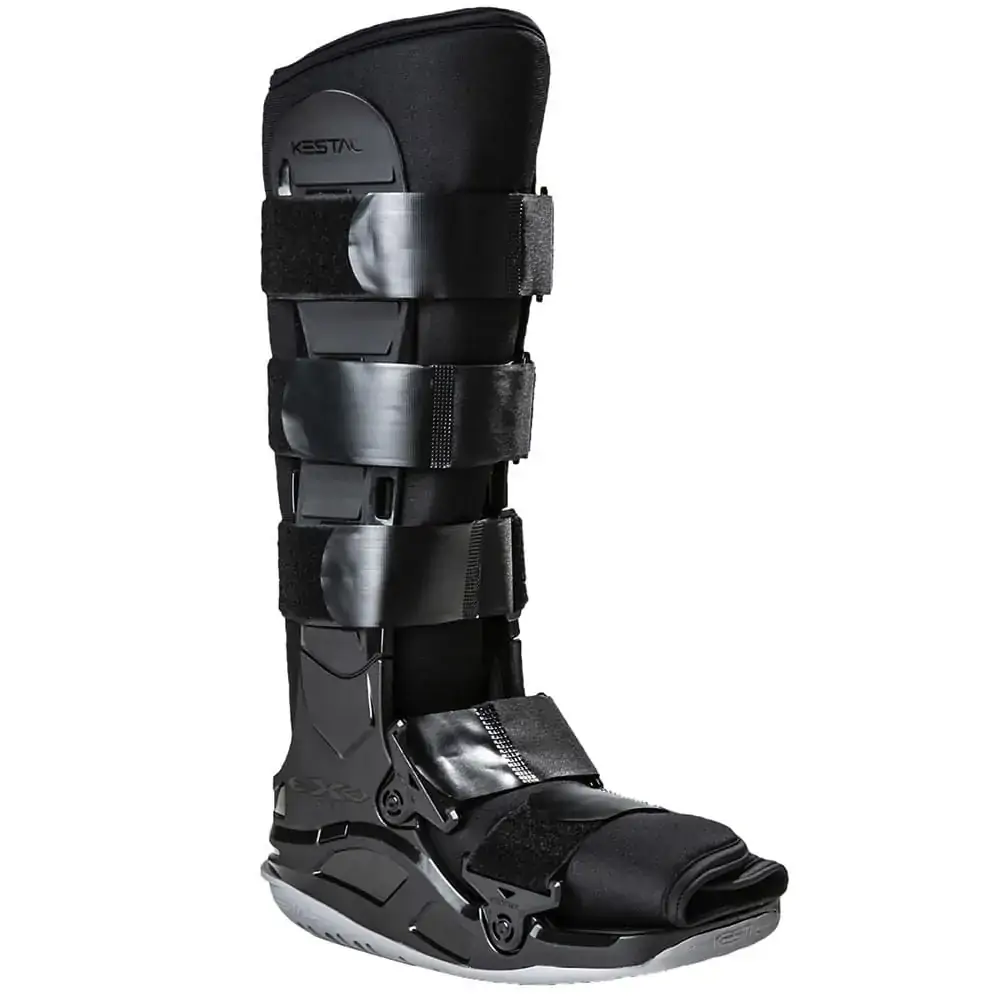 Bota Imobilizadora Exofoot Longa Kestal - Cor: Pr/Cinz Tam: P