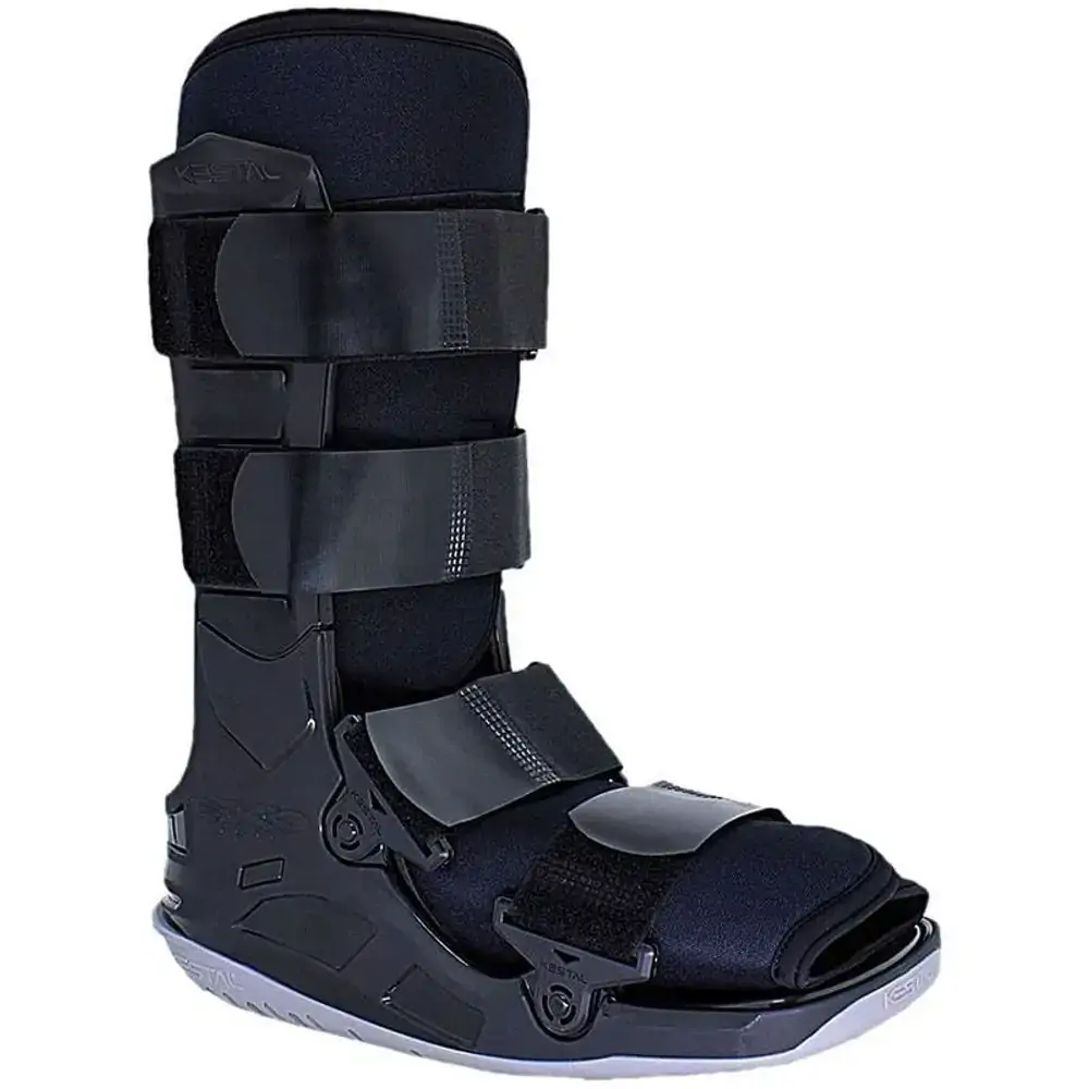 Bota Imobilizadora Exofoot Curta Kestal - Cor: Pr/Cinz Tam: P