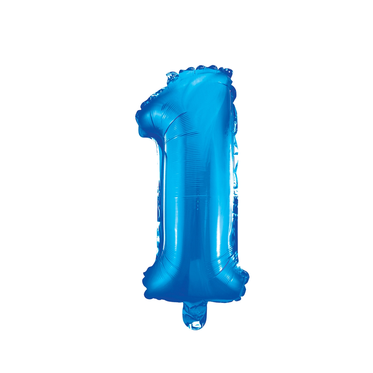 Balao Metalizado 16 Numero 1 Azul Cod 00