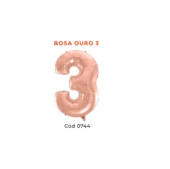 Balao 28 Metal N3 Ouro Mundo Bizarro