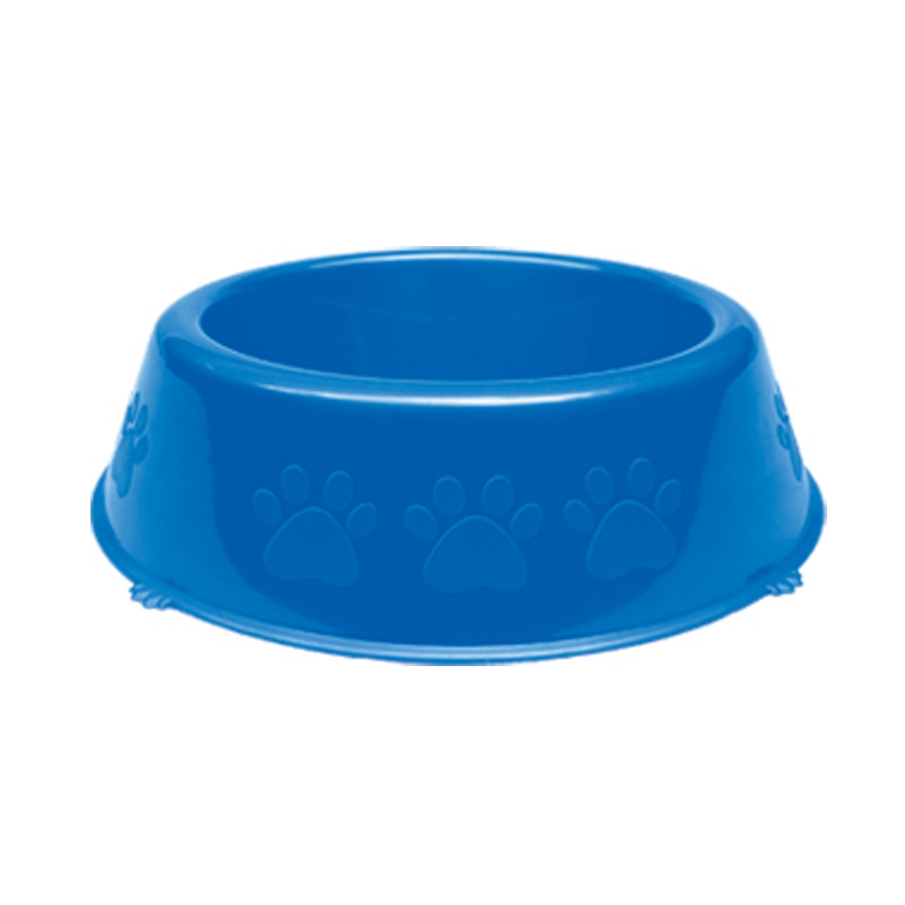 Comedouro Plastico Patinhas Filhote 300ml Azul
