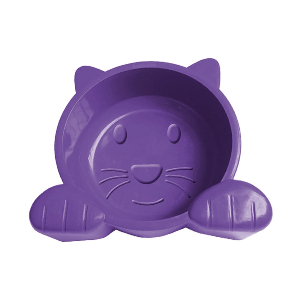 Comedouro Cat Face Ll Plast 600ml