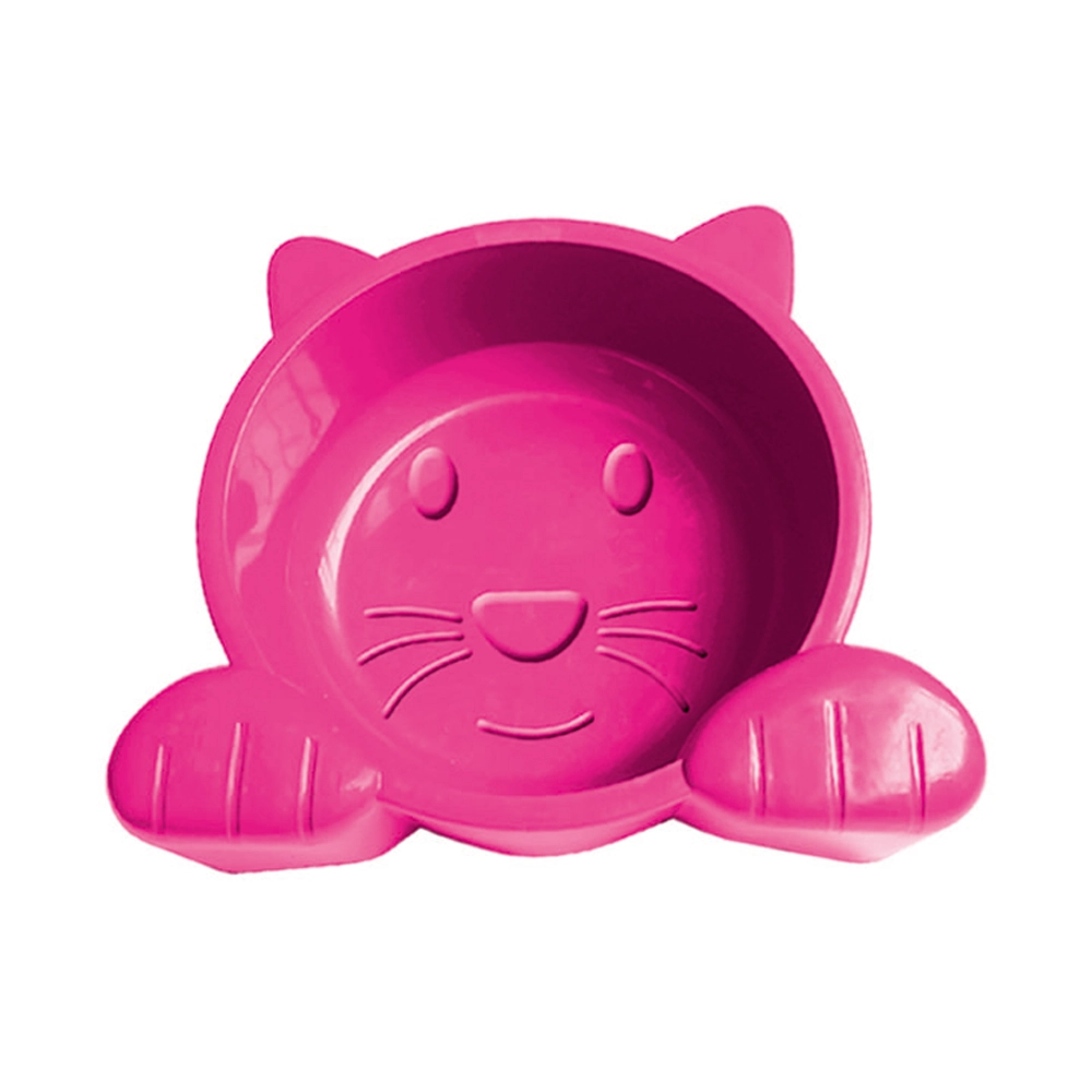 Comedouro Cat Face Rs Plast 600ml