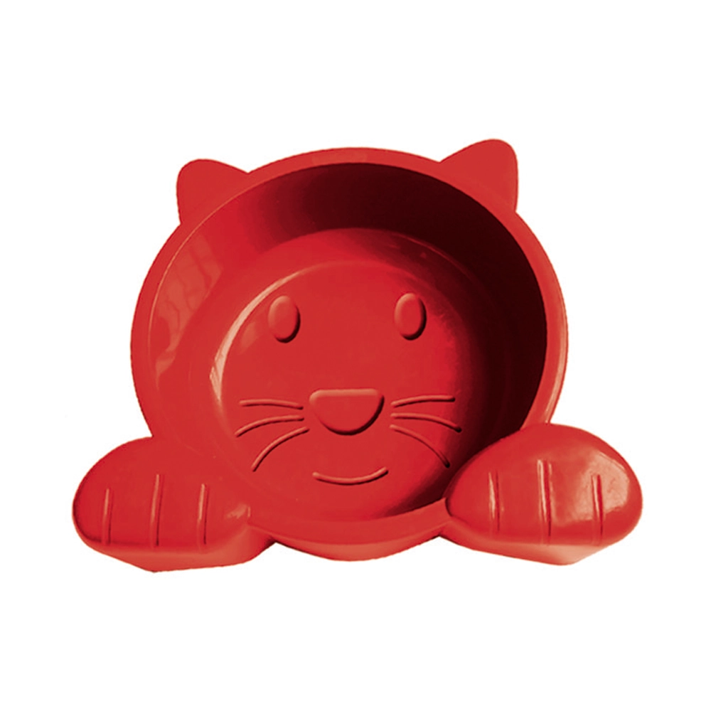 Comedouro Cat Face Vm Plast 600ml