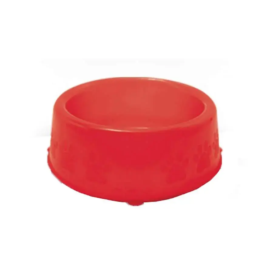Comedouro Translúcido Prime Pet Injet Para Cães Vermelho 1100ml