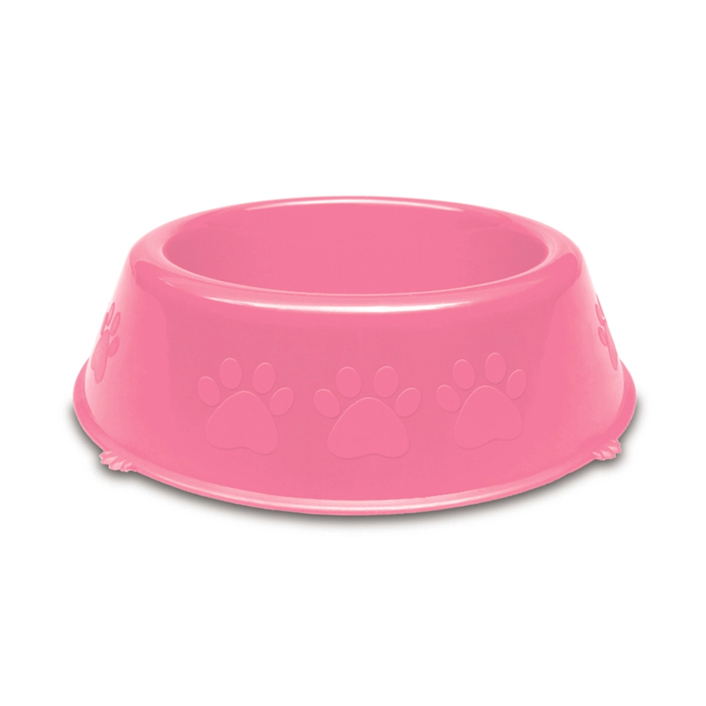Comedouro De Plãstico Perol Rosa Petinjet Embalagem Com 2750ml