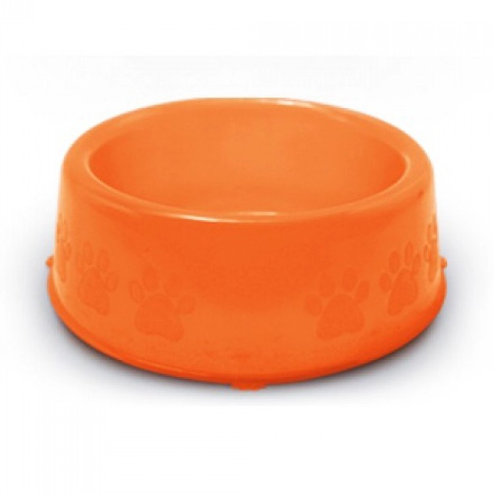 Comedouro Perolizado Luxo Grande Laranja Pet Injet 2750ml