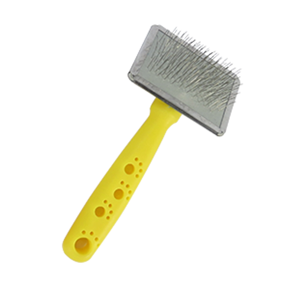 Rasqueadeira Para Cães e Gatos Cabo de Plastico Patinhas nº2