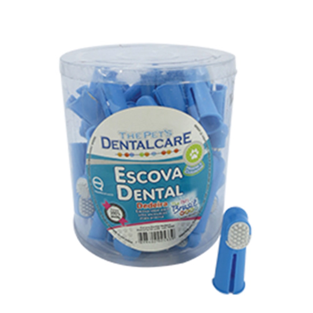 Escova Dental Dedeira Borracha The Pet S 10302