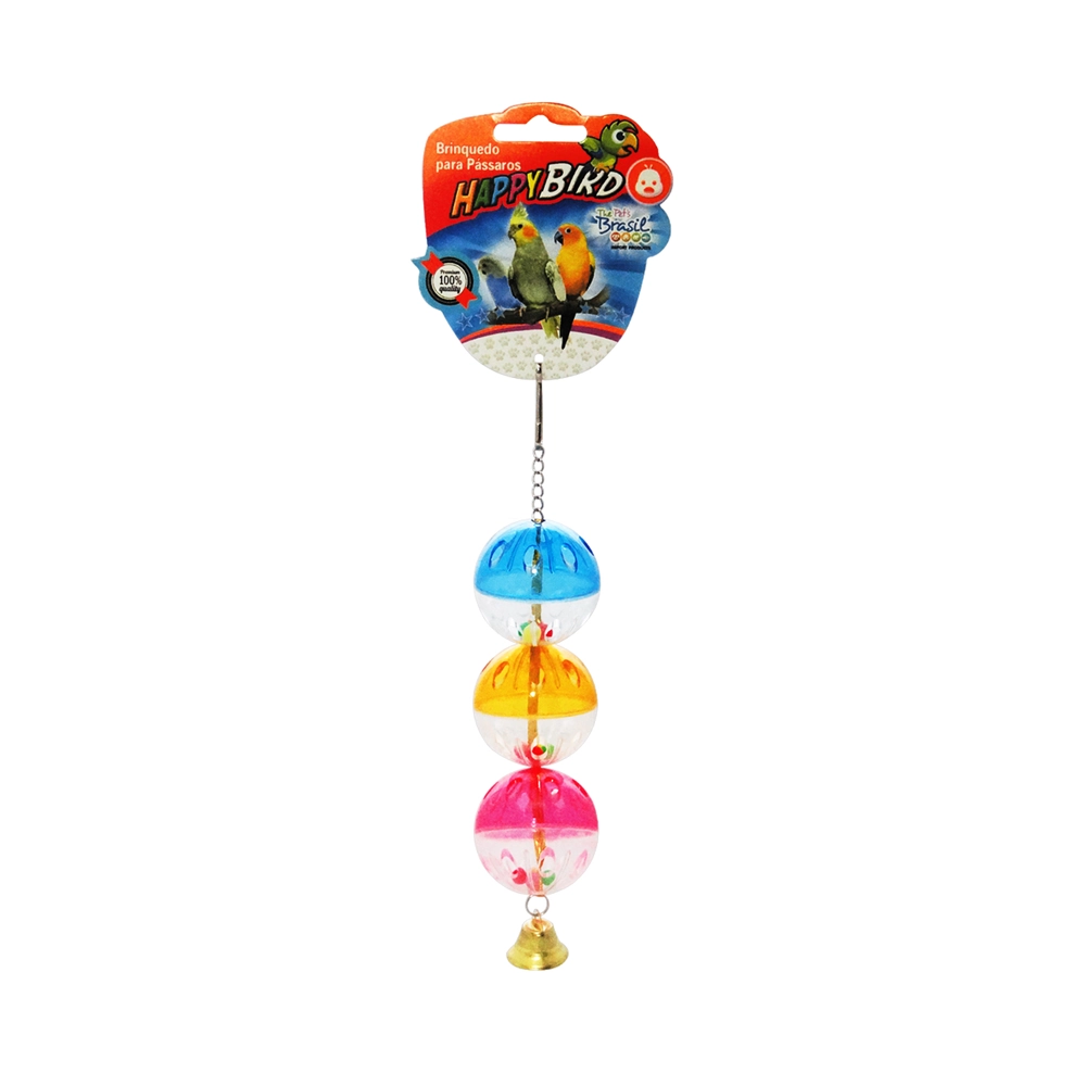 Brinq Passaros Bola Tripla C/ Sino