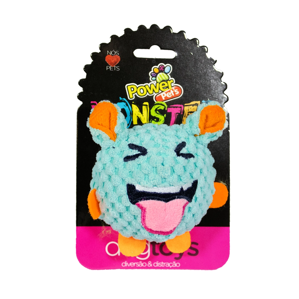 Pelucia Emoticon Pequeno Azul Ref. 11312