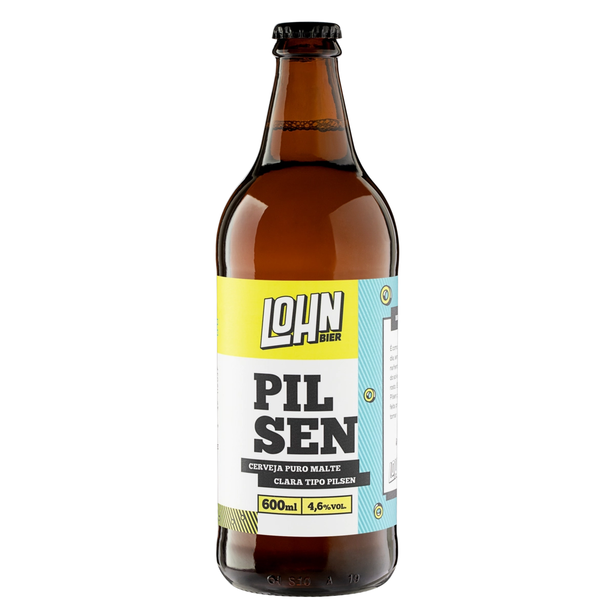 Cerveja Pilsen Puro Malte Lohn Bier Garrafa 600ml