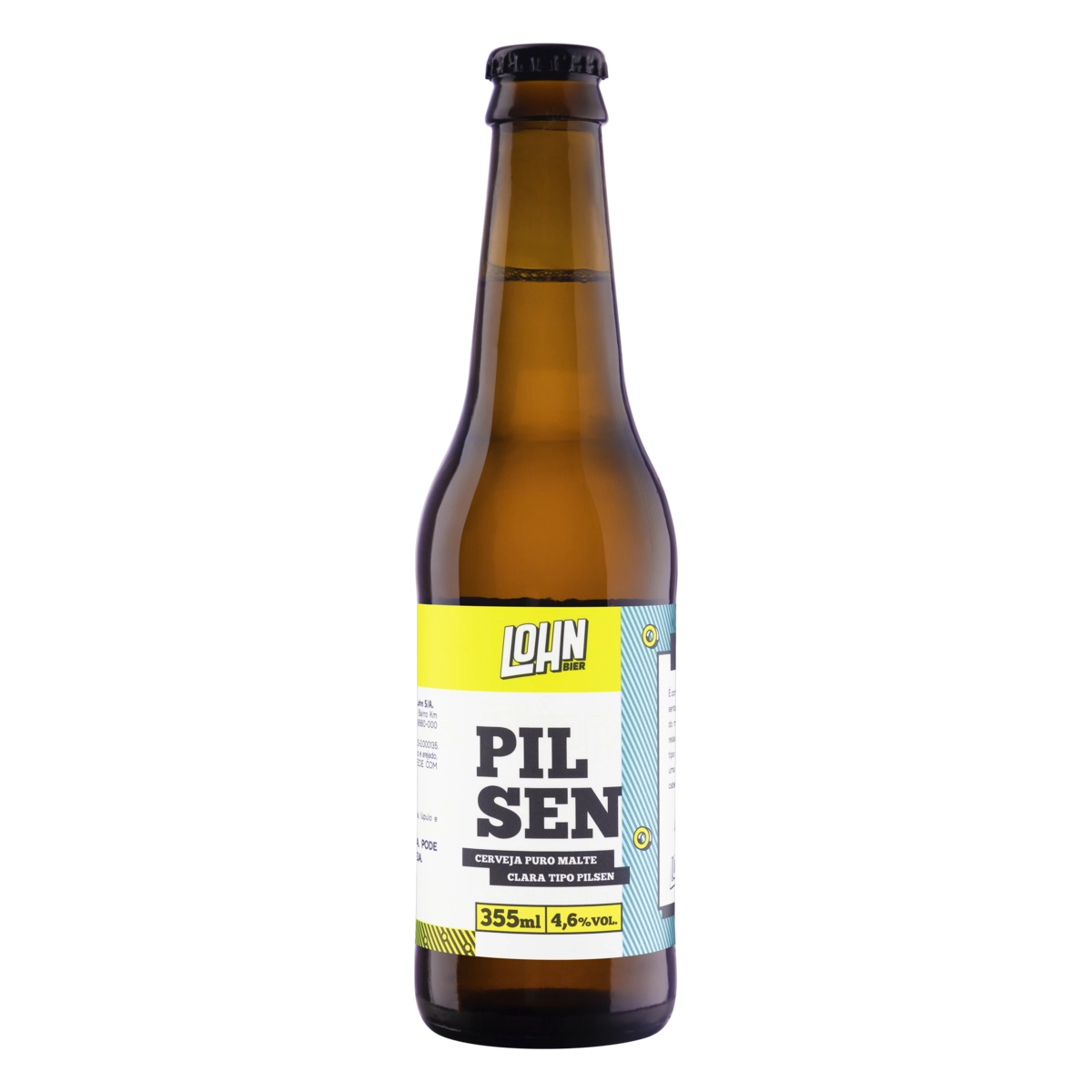 Cerveja Pilsen Puro Malte Lohn Bier Garrafa 355ml