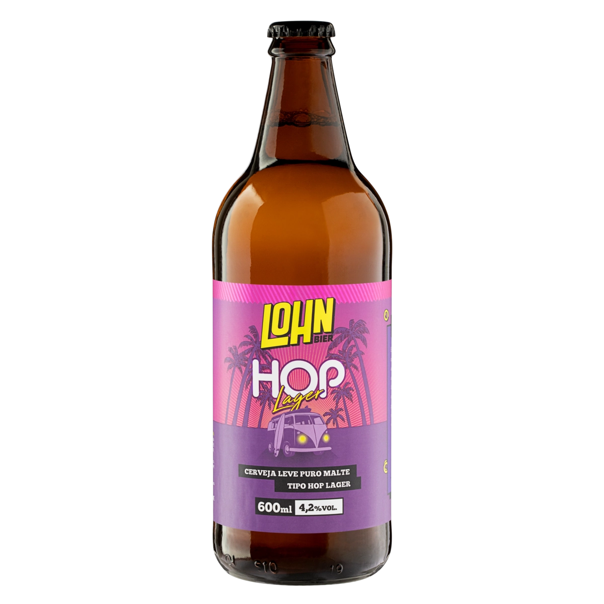 Cerveja Hop Lager Puro Malte Lohn Bier Garrafa 600ml