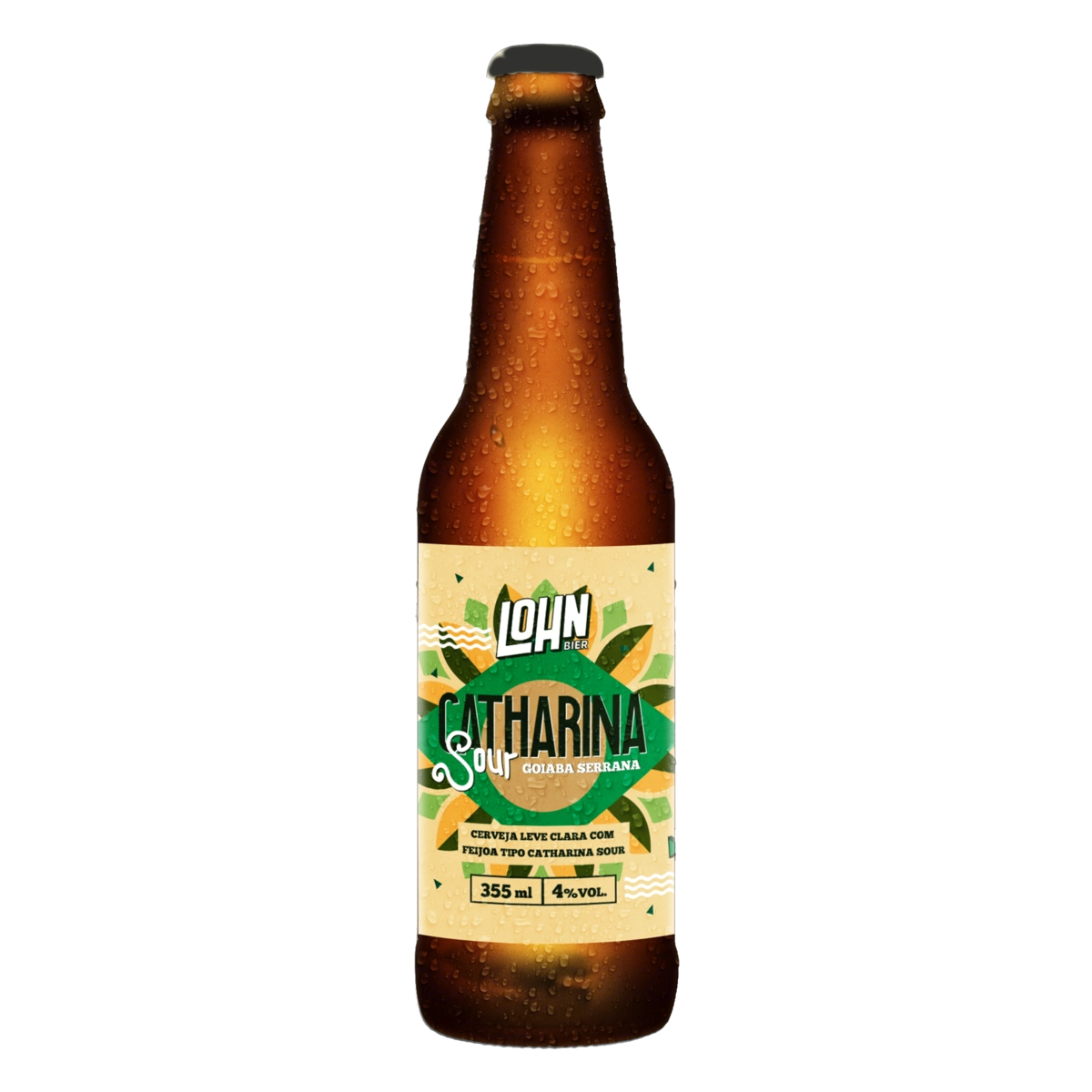 Cerveja Catharina Sour Goiaba Serrana Lohn Bier Garrafa 355ml