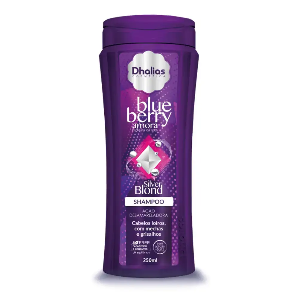 Shampoo Blue Berry Amora - Dhalias - 250ml