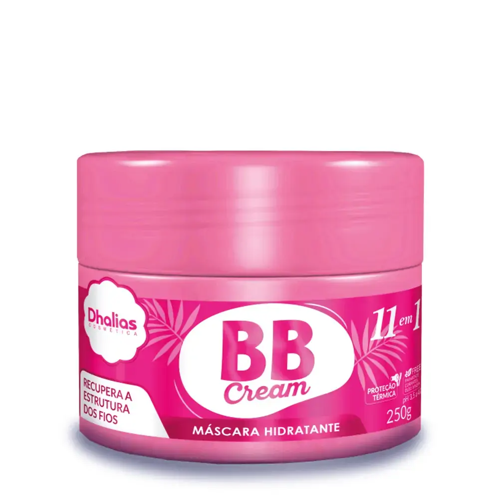 Máscara de Hidratação BB Hair Cream - Dhalias - 250g