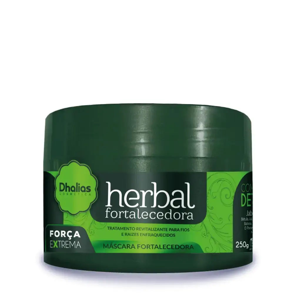 Máscara de Hidratação Herbal Fortalecedora - Dhalias - 250g