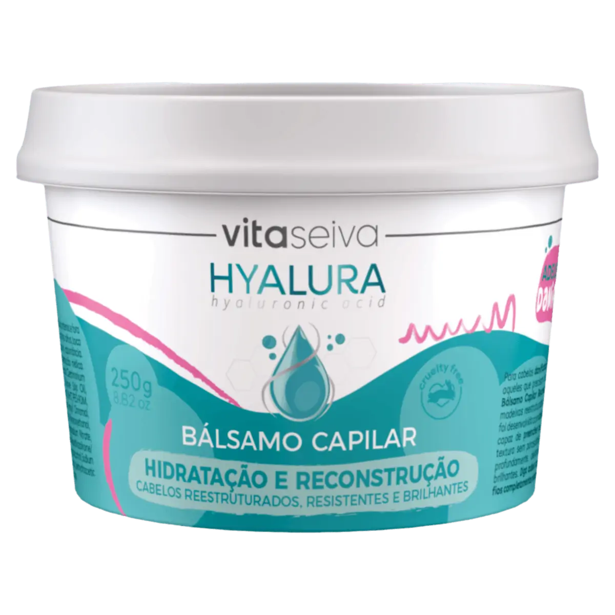Bálsamo Capilar Vita Seiva Hyalura Pote 250g